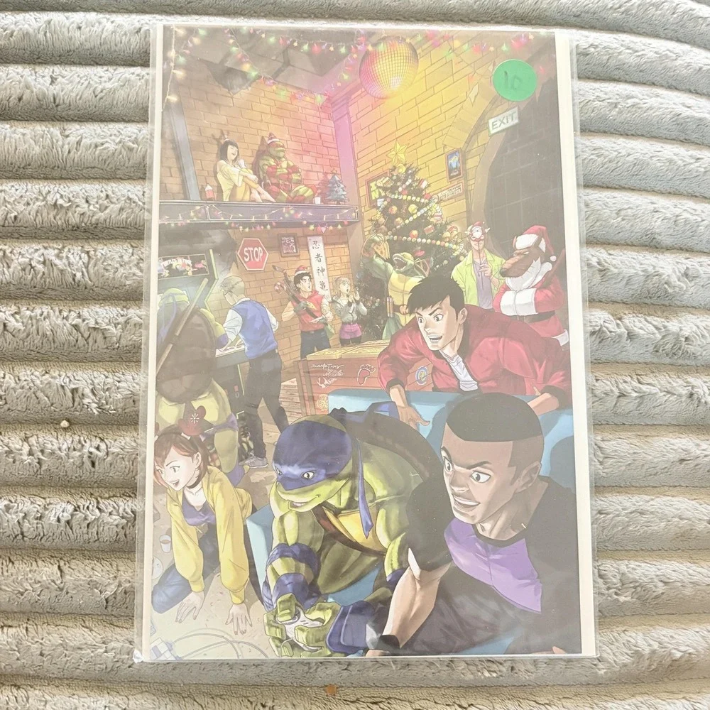 Ant Donatello TMNT Holiday Variant Modern Age Color Comic Book Boarded